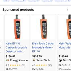 Klein Tools Carbon Monoxide Meter
