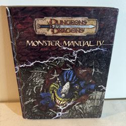 Dungeons & Dragons Monster Manual IV