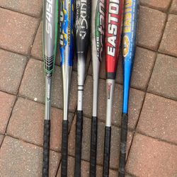 Assorted Baseball Bats. $10 Each