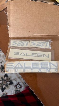 Saleen new old stock decals