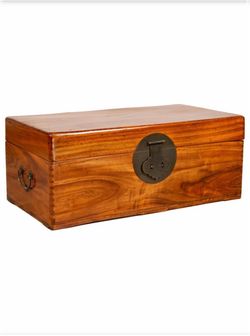 Chinese Antique Elmwood Blanket Chest