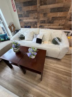 Stylish Cream Sofa – Brand New Condition!