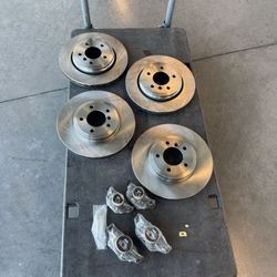 BMW E46 2001-2006 Front Rear Brake Rotors + Pads