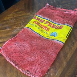 Laundry Bag. Repurposed Onion Bag