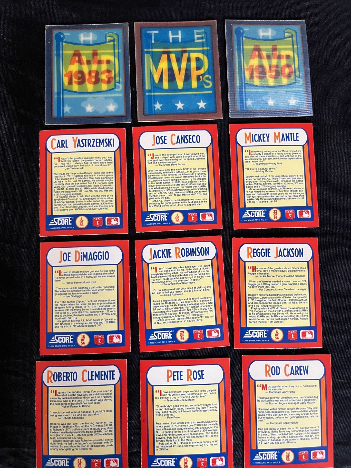 Magic Motion Baseball Cards 1990’s Series