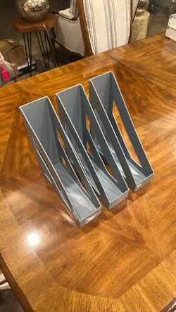 Set of 3 - Magazine & File Holders