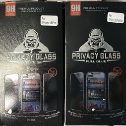 Privacy Glass Screen Protector for 6.1-inch Smartphones