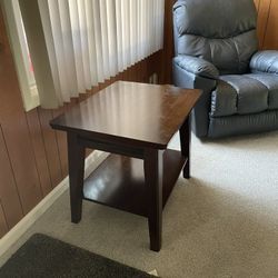 Solid Wood Side, End, Or Accent Table