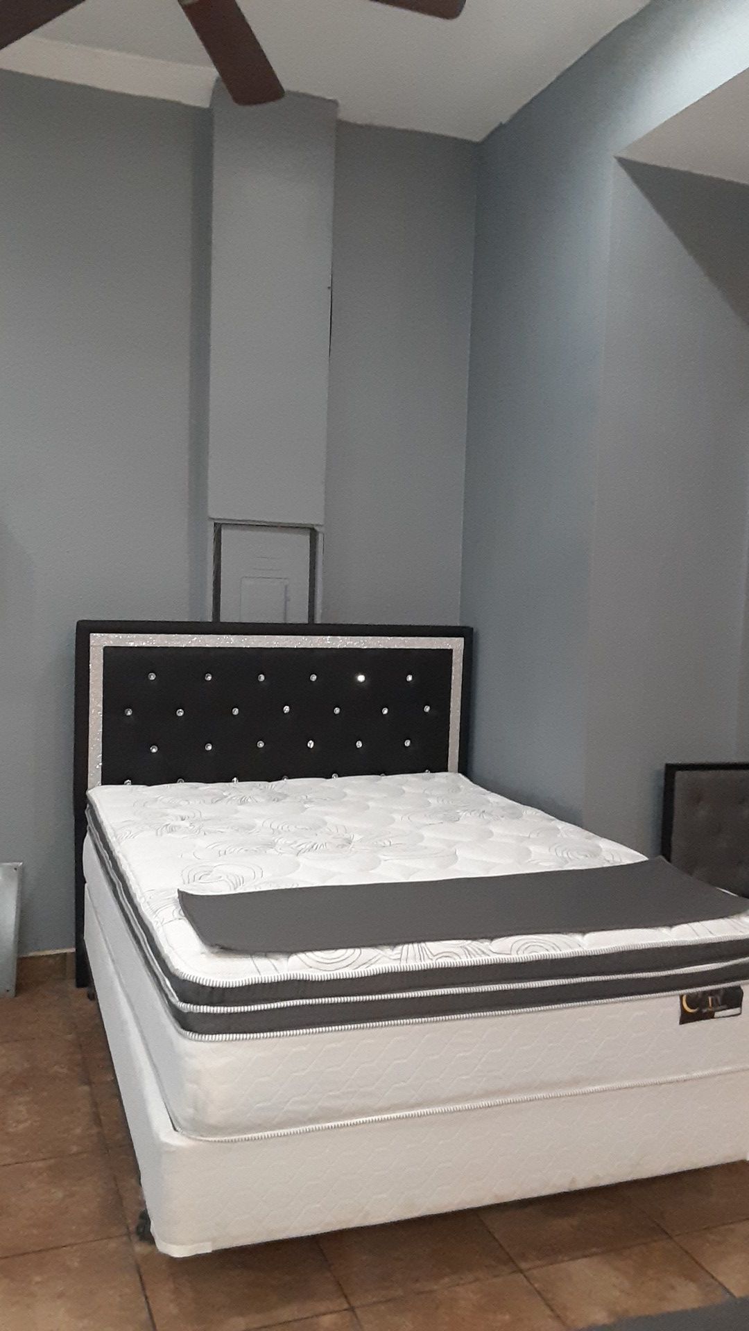 Queen bed with mattress included