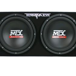 MTX Terminator 12s And Boss AMP