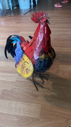 Un hermoso gallo de decoración