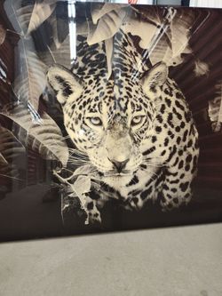 Leopard wall art
