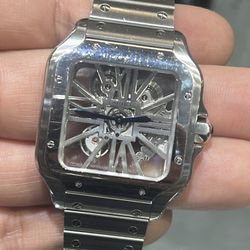 Factory Cartier Skeleton Stainless full Set We Buy Gold Watches Rolex Diamomds Scrap Silver Coins Currency Swiss Jesus 10k 14k 24k 