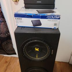 Car Speaker And Amp