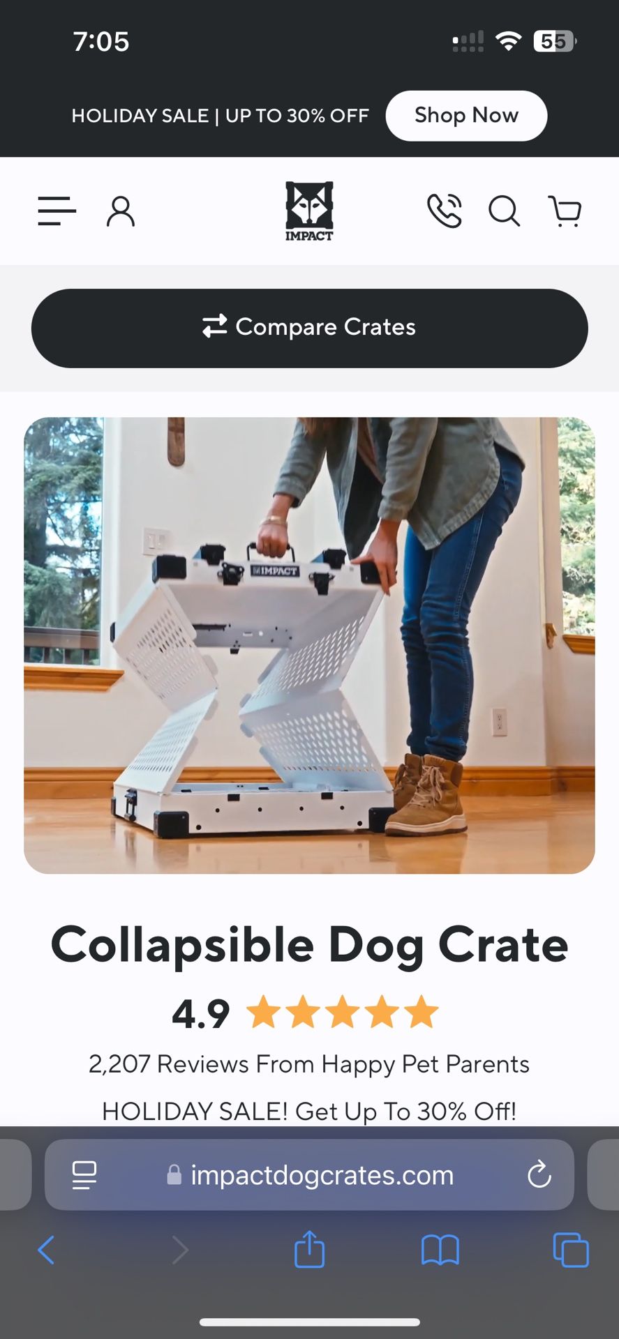 Impact Dog Crate Brand New