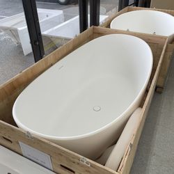 Solid Surface Bathtub 65” 