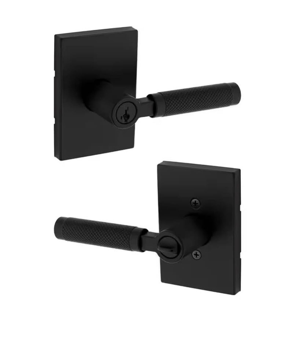 Kwikset Prava Matte Black Keyed Entry Door Handle featuring SmartKey Security $45 each