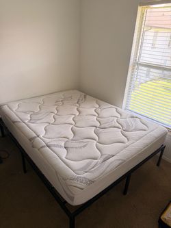 Zinus Queen Frame and Mattress