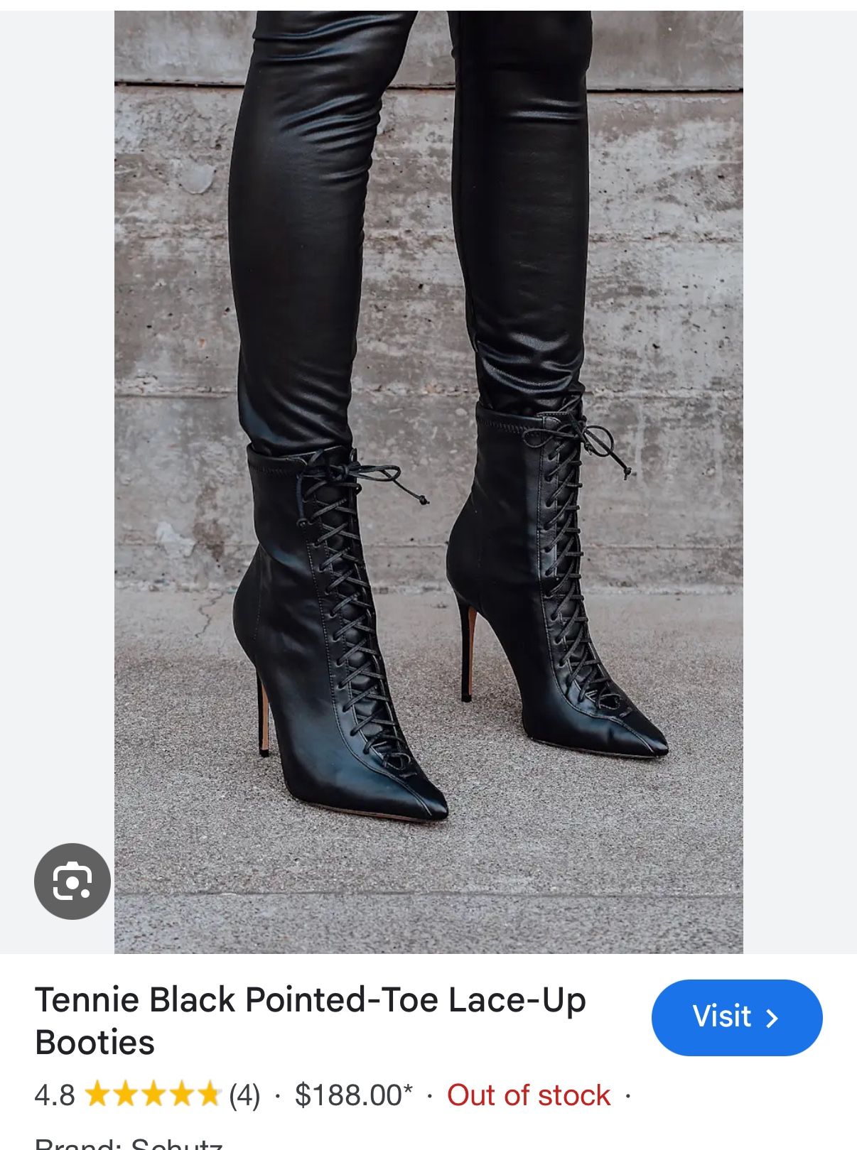 New schutz Boots Size 10