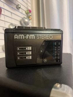Vintage AM FM stereo radio cassette player
