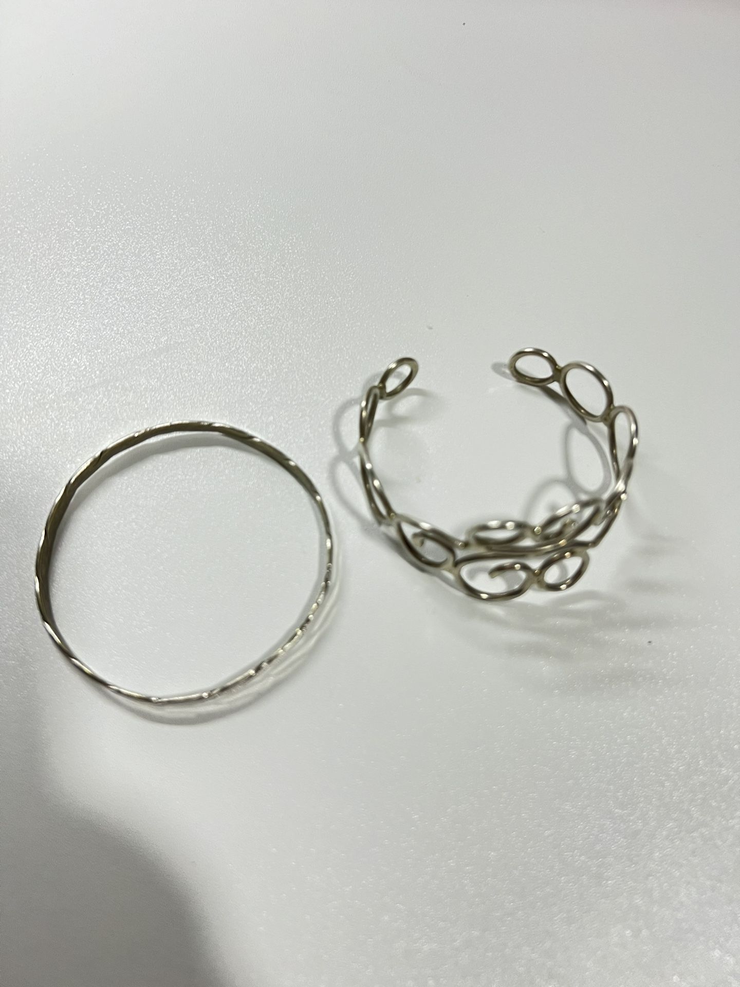 LACE CUFF STERLING SILVER BRACELET