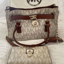 Michael Kors Handbag And Wallet
