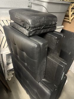 Sofa Black Futon 
