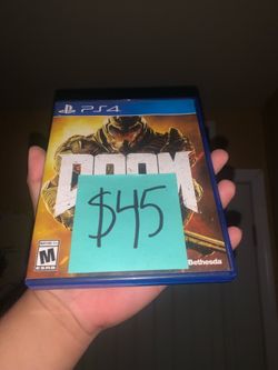 PlayStation 4 and 5 Video Game PS4 PS5 Doom