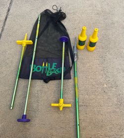 Bottle Bash Outdoor Disc Toss Game Set – w/ Carry Bag- no disc