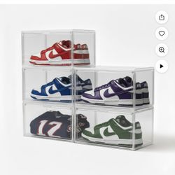Kicks & Co Clear 5pack shoe Container 