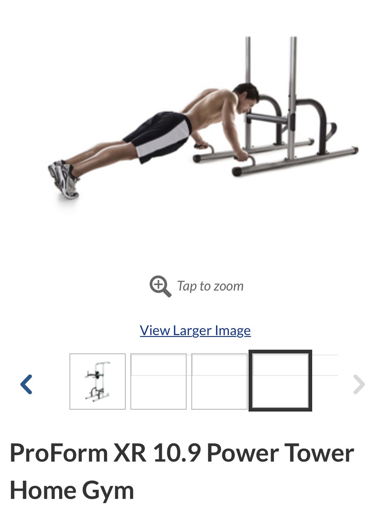 Home Gym Workout Tower (near new)