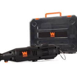 WEN 23103 1-Amp Variable Speed Rotary Tool with 100+ Accessories, Carrying Case and Flex Shaft