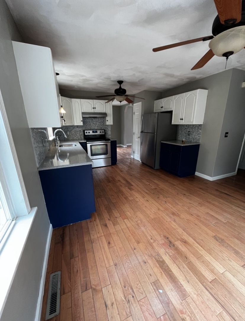 Stainless Electric Range (Stove) And Fridge Kitchen Backsplash By Whirlpool In Perfect Condition Can Deliver