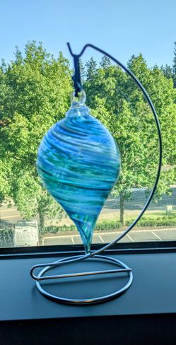 Hand made glass ornament
