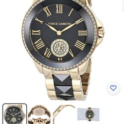 VINCE CAMUTO  CERAMIC  "NEW"  WATCH 