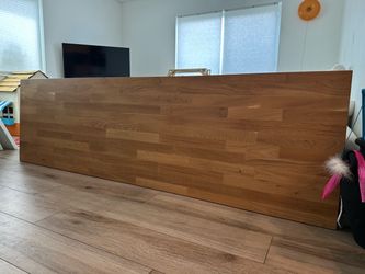 IKEA butcher block countertop 87”x25”x 1.5”