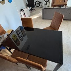 Glass Dining Table 
