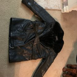 Wilson’s leather coat. Men’s large
