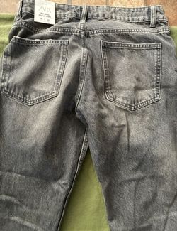 Zara grey acid wash jeans Size 6