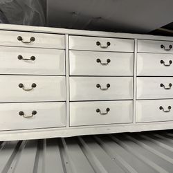 Solid Wood 12 Drawer Dresser
