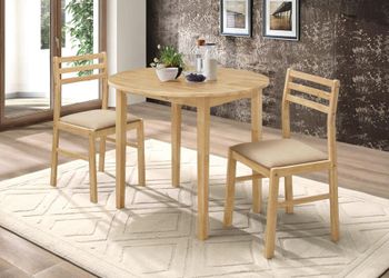 3pc dinning room set: table and 2 chairs