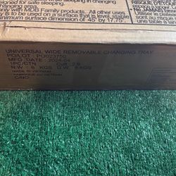 Universal Wide Removable Changing Tray — New / Never Used