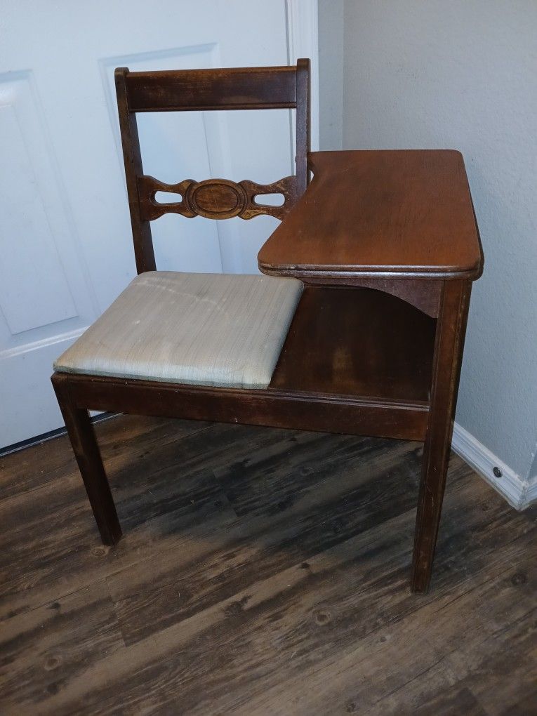 Antique Telephone Desk Chair