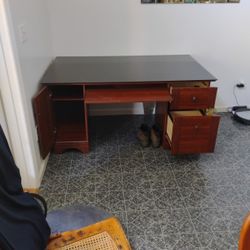 Desk With Or w/Out  Glass Top