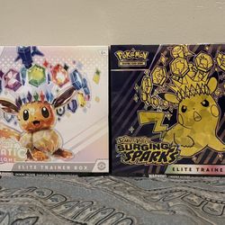 Prismatic Evolution & Surging Sparks ETB’s