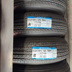 ST 225/75/15 Trailer Tires 10ply