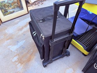Black rolling crafting  / storage case
