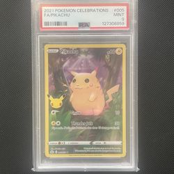 Pokemon TCG - Pikachu #5 PSA 9
