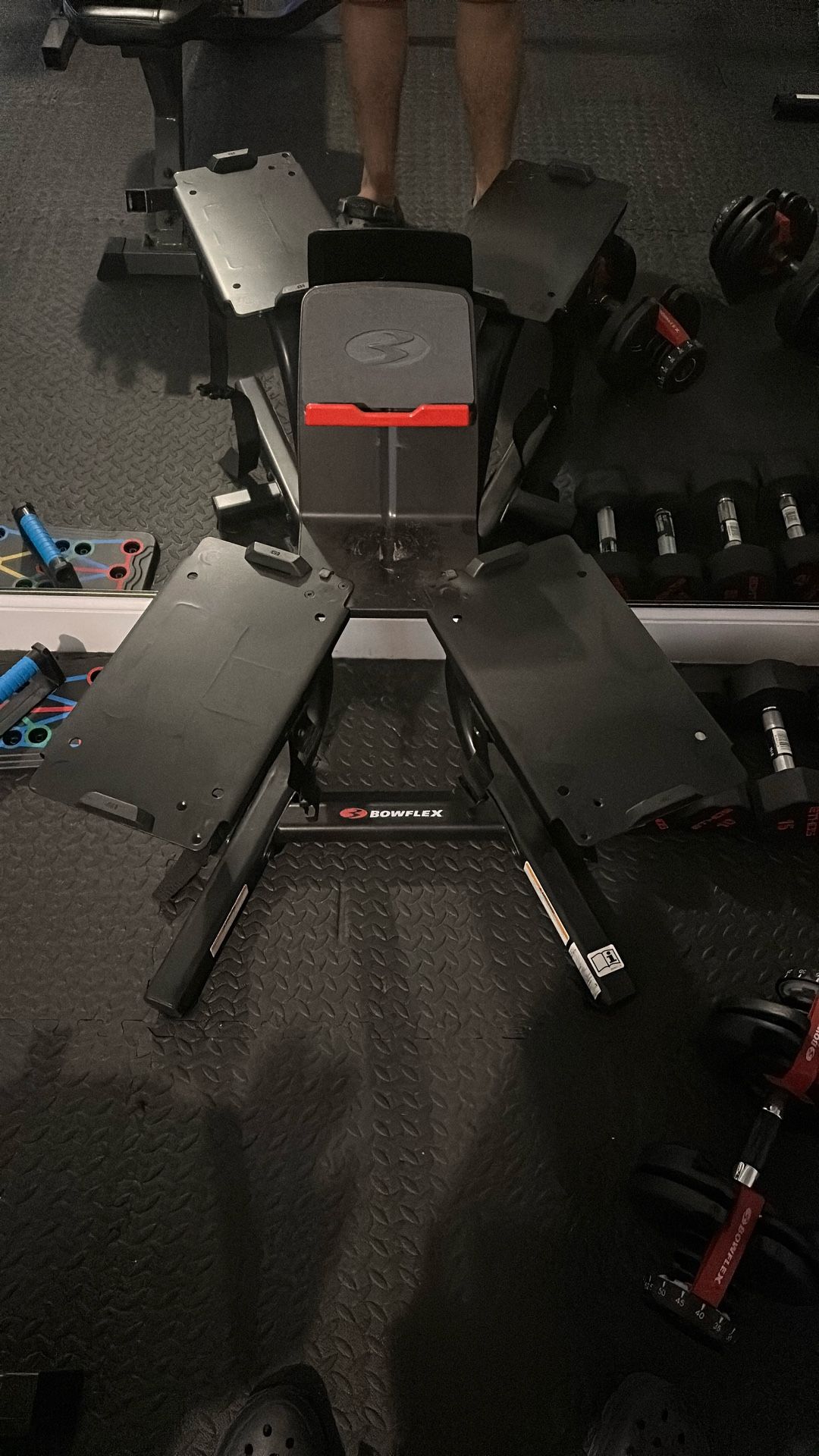Bowflex dumbbell stand