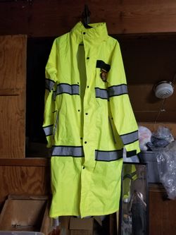 Yellow Fluorescent Trenchcoat